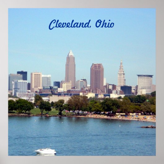 Edgewaterビーチ-Cleveland Ohioポスター(24X24) ポスター (正面)