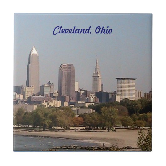 Edgewewater (クリーブランド、オハイオ州)の装飾的なタイル タイル (正面)