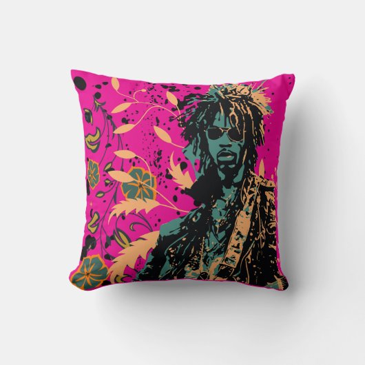 Edgyグランジ、プレーヤー クッション (正面)