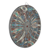 Edgy African Urban ポップ・アートの Art抽象芸術光デザイン ダーツボード (正面左)