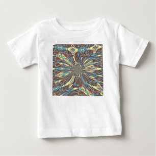 Edgy African Urban ポップ・アートの Art抽象芸術光デザイン ベビーTシャツ