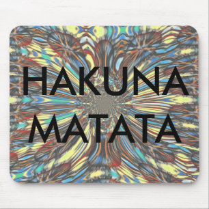 Edgy African Urban ポップ・アートの Art抽象芸術光デザイン マウスパッド