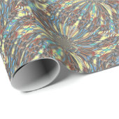 Edgy African Urban ポップ・アートの Art抽象芸術光デザイン ラッピングペーパー (ロールコーナー)