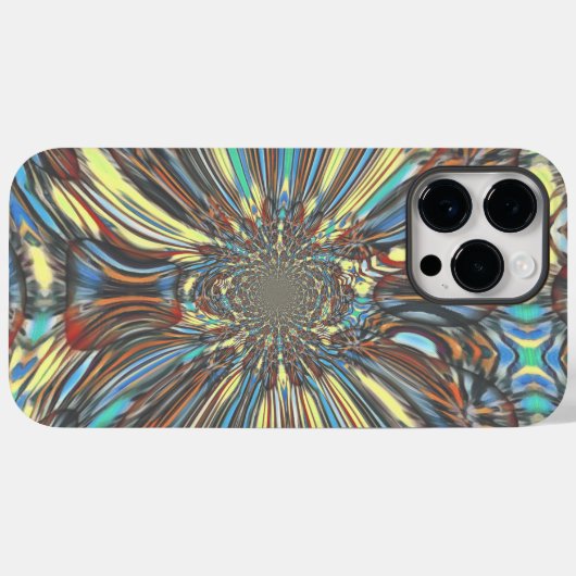 Edgy African Urban ポップ・アートの Art抽象芸術光デザイン Case-Mate iPhoneケース (裏面 (横))