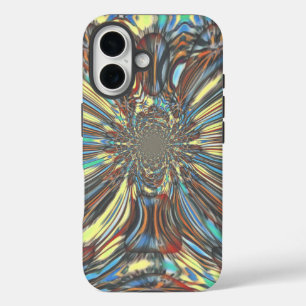 Edgy African Urban ポップ・アートの Art抽象芸術光デザイン iPhone 16ケース