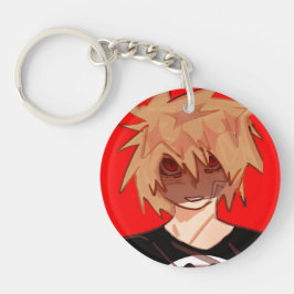 Edgy Anime Boy Grunge Aesthetic  キーホルダー