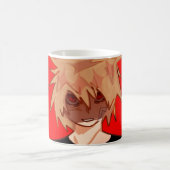 Edgy Anime Boy Grunge Aesthetic  コーヒーマグカップ (中央)