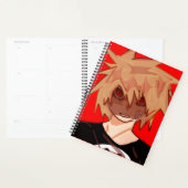 Edgy Anime Boy Grunge Aesthetic Weekly Planner プランナー手帳 (ディスプレー)