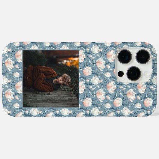 Edgy Anniversary Keepsake Tulip Photo  Case-Mate iPhoneケース (裏面 (横))