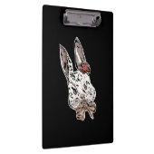 Edgy, artistic rabbit illustration - Unique art クリップボード (右)