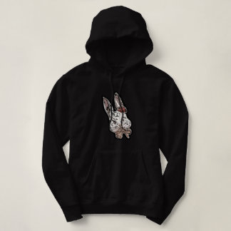 Edgy, artistic rabbit illustration - Unique art パーカ