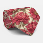 Edgy Birthday Gifts For Men Peonies ネクタイ (ロール)