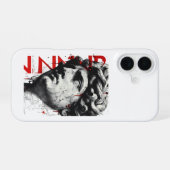 Edgy David Bust Modern Street Art Phone Case iPhone 16ケース (裏面横)