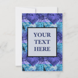 "Edgy DIYプリント – ジンスタイルハーフトーグランジン 招待状