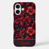 Edgy Girls Gift Rose Name Case-Mate iPhoneケース (裏面)