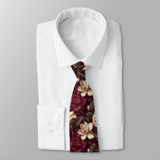Edgy Menswear Ties Gardenias Floral ネクタイ (タイ)