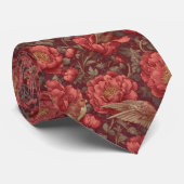 Edgy Menswear Ties Peonies Floral ネクタイ (ロール)