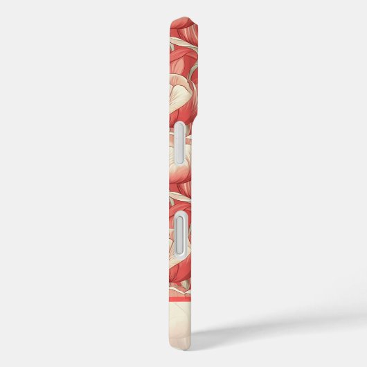 Edgy Teacher Appreciation Gift Tulip Flower Name Case-Mate iPhoneケース (裏面 / 右)