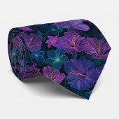 Edgy Valentine Gifts For Dad Tropical Floral ネクタイ (ロール)