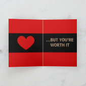 Edgy Valentine’s Day card シーズンカード (内部)