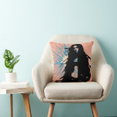Edgy Woman Vector Art クッション (椅子)