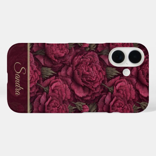 Edgy Women Gift Carnation Flower Name Case-Mate iPhoneケース (裏面 (横))