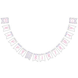 EDIAGハッピーバースデー標識 バンティングフラッグ