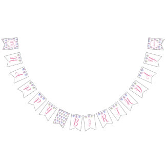 EDIAGハッピーバースデー標識 バンティングフラッグ