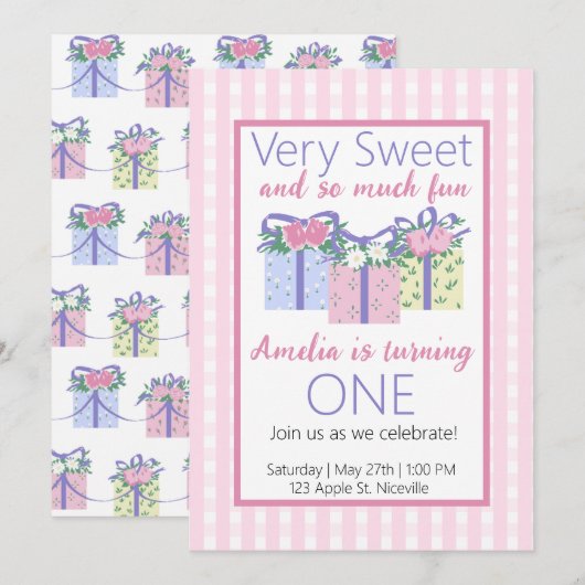 EDIAG誕生日招待状 招待状 (正面/裏面)