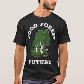 Edible Food Forest Permaculture Gardening  Tシャツ
