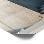 Edificio de hormigón con ABSTRACT multicolor ポスター (角)