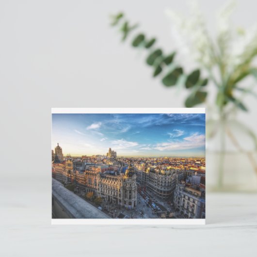 Edificio Metropoli, Gran vía - Madrid, Spain  シーズンポストカード (スタンド正面)