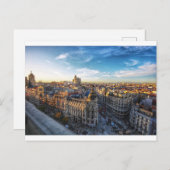 Edificio Metropoli, Gran vía - Madrid, Spain  シーズンポストカード (正面/裏面)