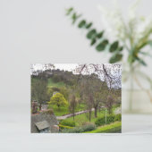 Edinburgh Castle in Spring ポストカード (スタンド正面)