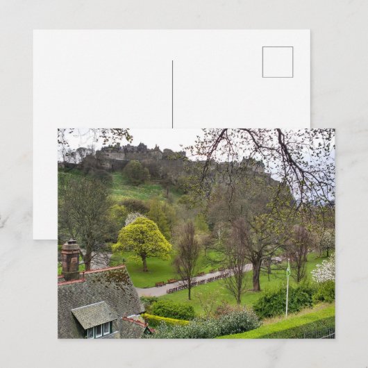 Edinburgh Castle in Spring ポストカード (正面/裏面)