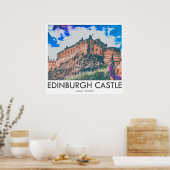 Edinburgh Castle, Lothian, Scotland ポスター (キッチン)