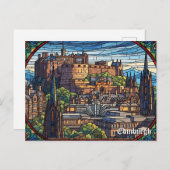 Edinburgh Castle Scotland Travel ポストカード (正面/裏面)