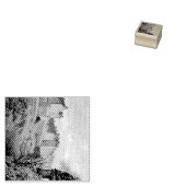 Edinburgh Castle Sepia Photograph ラバースタンプ (押印)