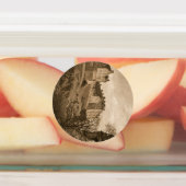 Edinburgh Castle Sepia Photograph ラベル (貼付)