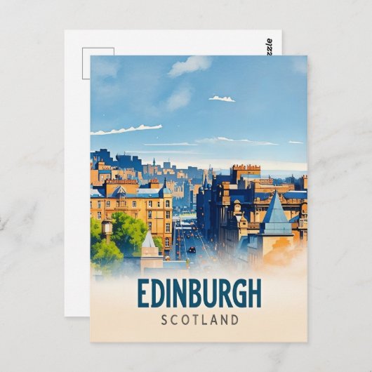 Edinburgh Scotland ポストカード (正面/裏面)