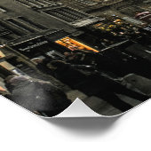 Edinburgh, Scotland cityscape ポスター (コーナー)