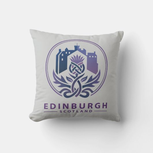 Edinburgh Scotland United Kingdom クッション (正面)