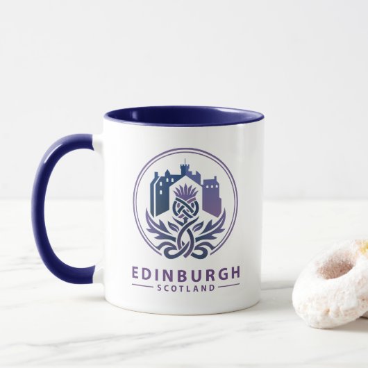Edinburgh Scotland United Kingdom マグカップ (ドーナツ)
