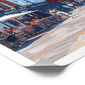 Edinburgh Travel Poster Royal Mile Edinburgh Print ポスター (角)