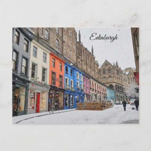Edinburgh - Victoria Street ポストカード (正面)