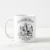 Edinburgh Vintage | Scottish Castle Travel Souveni コーヒーマグカップ (左)