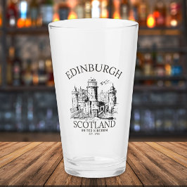 Edinburgh | Vintage United Kingdom Souvenir タンブラーグラス