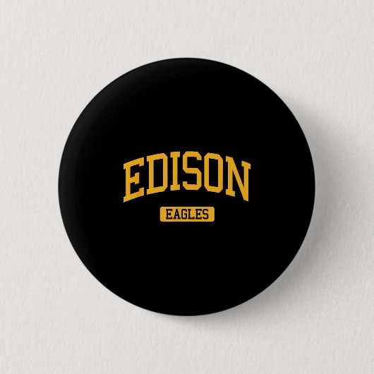 Edison High School Hs Edison Nj Varsity Srts  缶バッジ (正面)