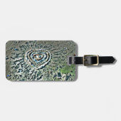 Edistoの島のビーチ場面荷物のラベル ラゲッジタグ (正面横)