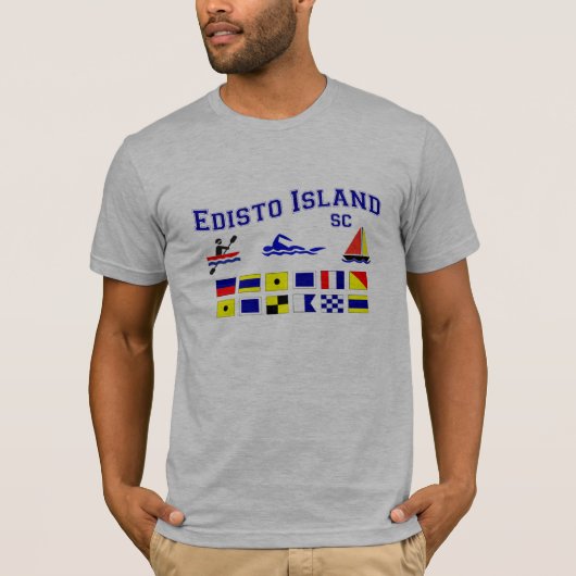 Edistoの島SCのシグナルフラグ Tシャツ (正面)